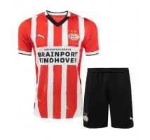 PSV Eindhoven Koszulka Podstawowa dzieci 2024-25 Krótki Rękaw (+ krótkie spodenki)